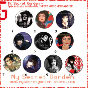 Siouxsie And The Banshees- Portrait  Pinback Button Badge Set 1a or 1b( or Hair Ties / 4.4 cm Badge / Magnet / Keychain Set )